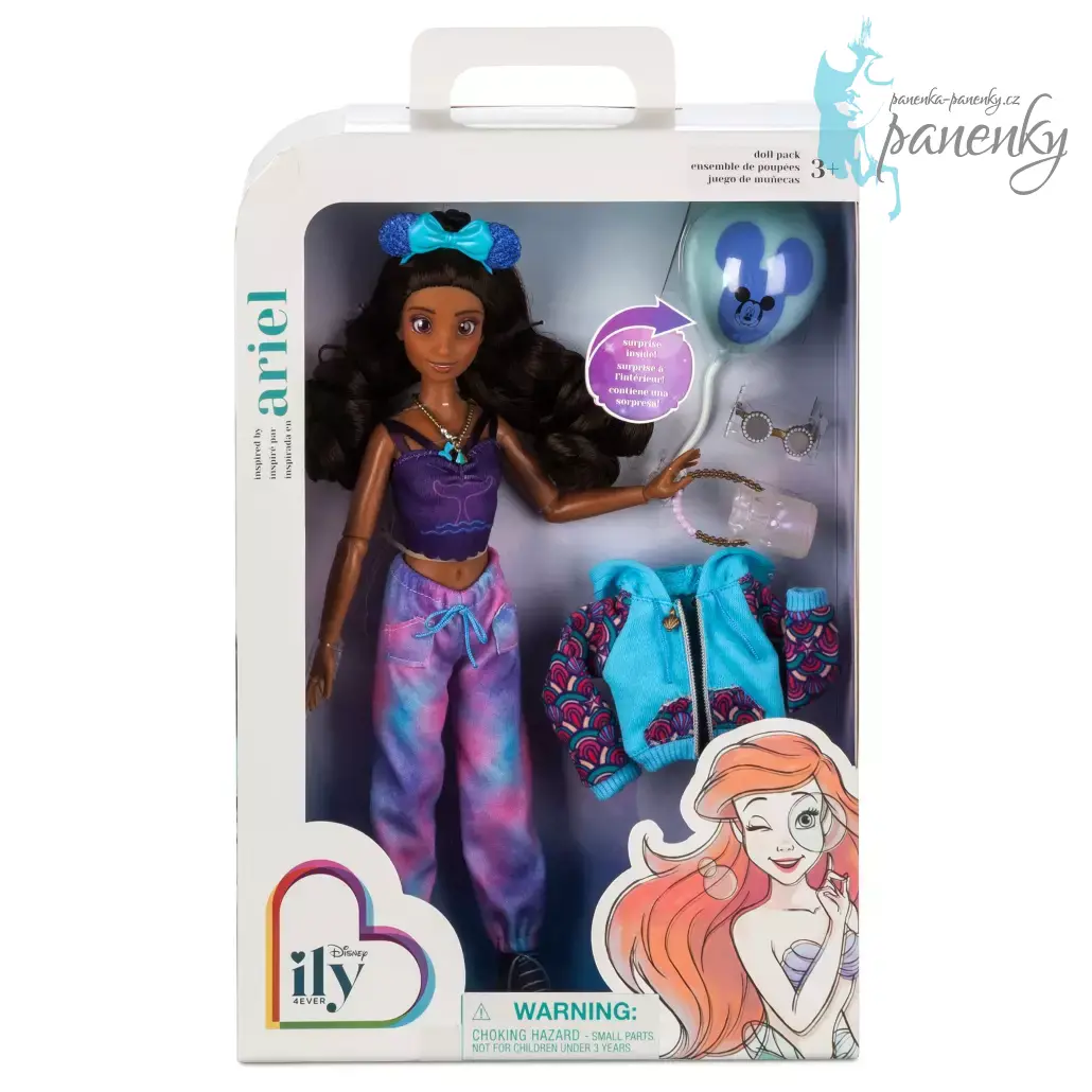 Panenka Disney ily 4EVER inspirovaná Malou mořskou vílou Ariel